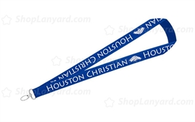 Royal Blue Polyester Lanyard-PL25exS