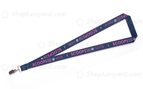 Dark Purple Nylon Lanyard-NL20dxS