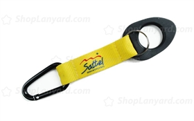 Yellow Short Polyester Lanyard-SPL20atuxS