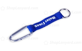 Royal Blue Short Polyester Lanyard-SPL20atxS