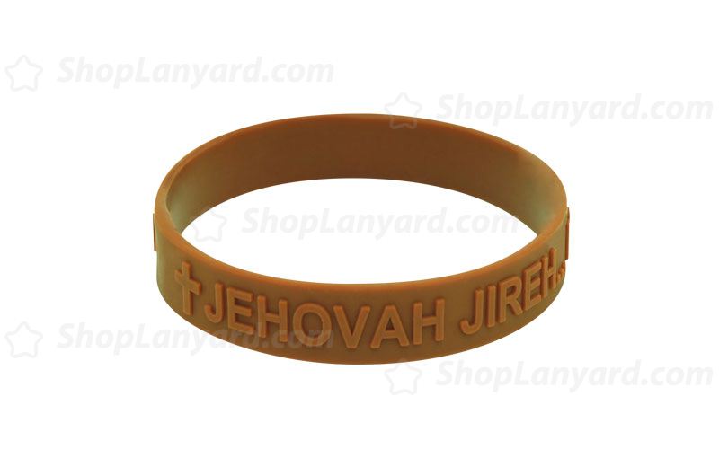 Brown Embossed Wristband-EW12ASO