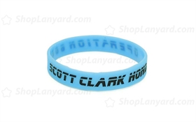 Light Blue Colorfilled Wristband-CFW12ASO