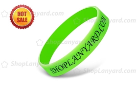 Imprinted Silicone Wristbands-PW12ASO